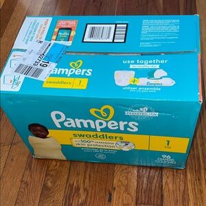 Pampers Swaddlers Size 1 Diapers- Never Opened